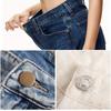 10PCS/Pack 17mm Jeans Waist Buttons Adjustable Nail Free Waist Extenders Buttons Detachable Clothing Buckle With Screwdriver