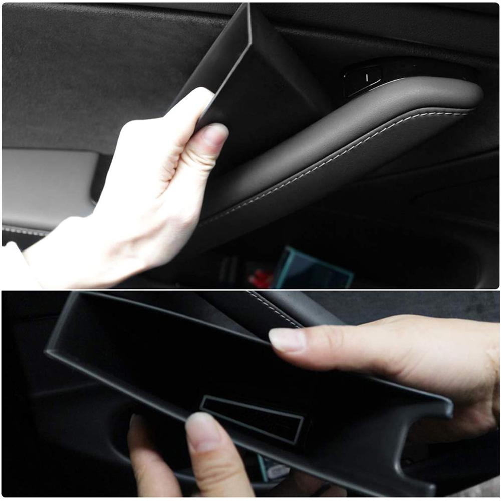 Car Accessories for Tesla Model 3 2016-2022 Door Side Armrest Storage Box Handle Tray Organizer Container Interior Hidden Holder