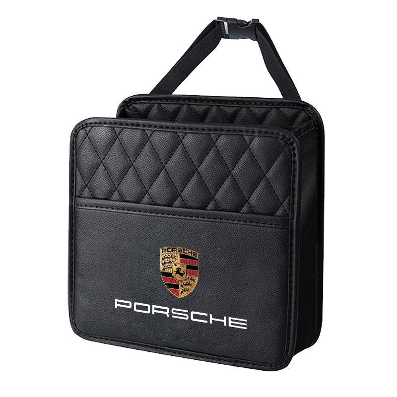 Úložná taška do auta Multifunkční úložná kapsa na zadní sedadlo Závěsná Pro Porsche Boxster Cayenne Panamera Macan Cayman 911 918 996 917 991