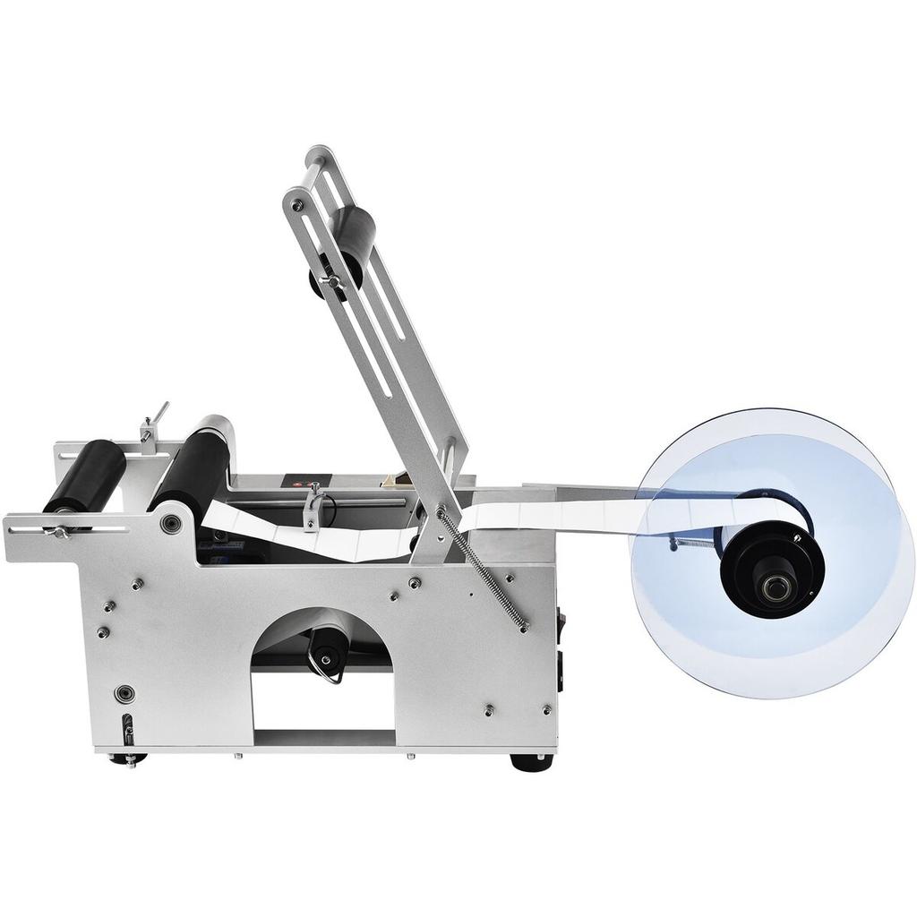 Semi-Automatic Round Labeling Machine, 20-50pcs/min, Electric Bottle Label Applicator for Round Bottles, Round Bottle Labeler Suitable for Bottle