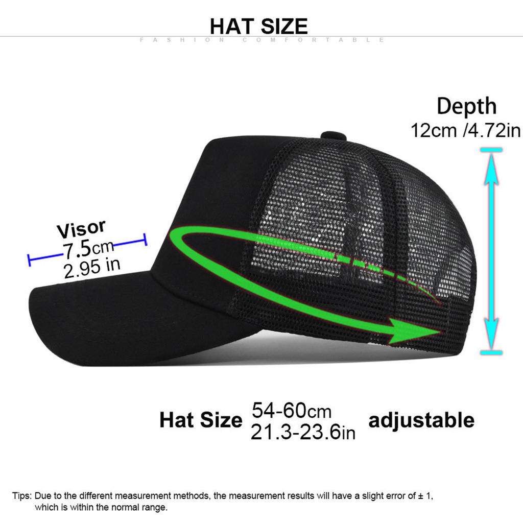 Outdoor Summer Baseball Cap Large Brim & Breathable Casual Baseball Hats for Mountaineering Traveling