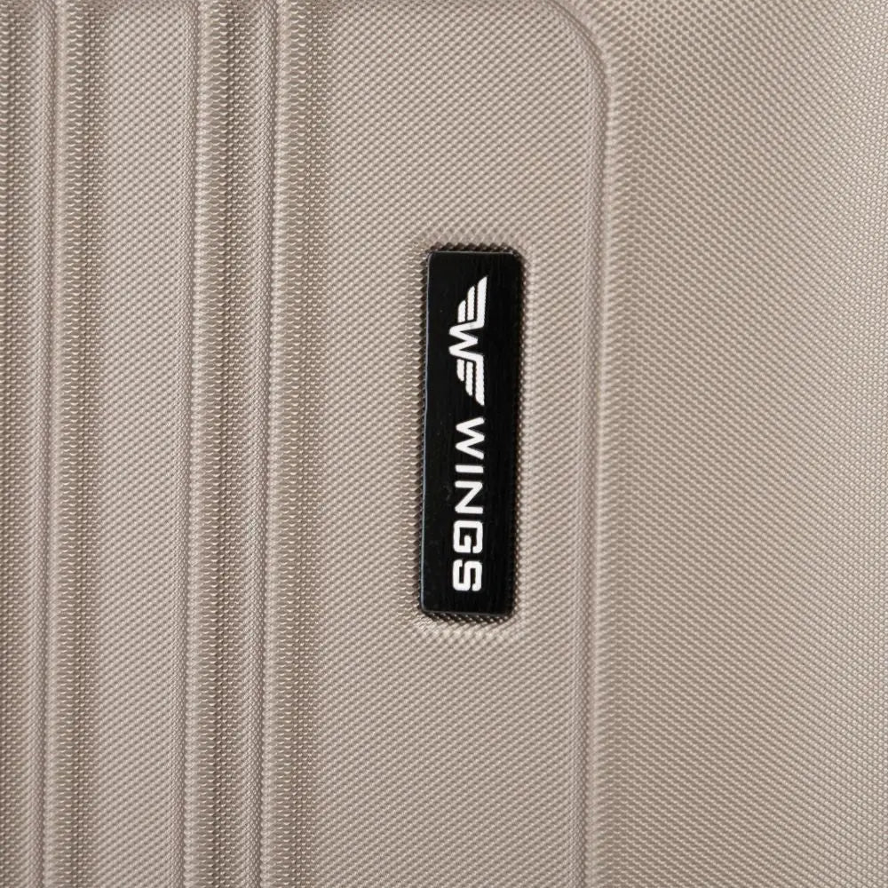 Wings Free Carry On Harrier Champagne Cabin Suitcase