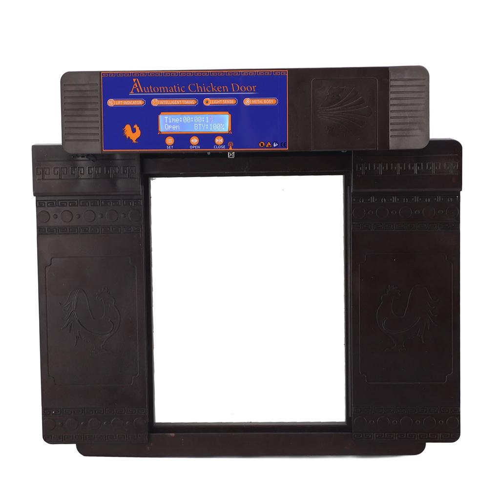 Automatický otvírač dvířek kurníku Chytré duální otevírání Dálkové ovládání Elektrická dvířka pro kuřata 100?240V