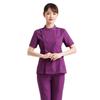 Women's Short Sleeve & Long Sleeve Dark Green Nurse Uniform Set