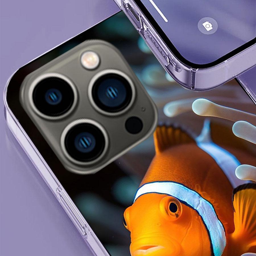 Clownfish and Sea Anemone Phone Case For Iphone 17 Air 15 Pro 14 Plus 16 Pro Max 17E 16E 12 13 Mini 11 Cover Cute Fundas