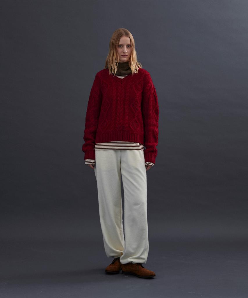 MOAT Ordinary Cable Knit (Scarlet Red)