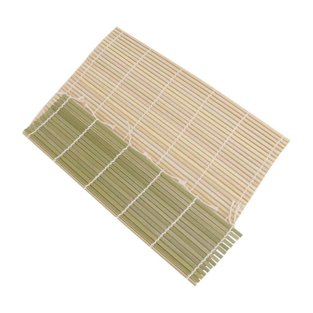 1 Stück Grüne Bambus Sushi Rolle 30x30cm Matte für Nori Reis Rollen Hausgemachte Sushi Zubereitung Umweltfreundlicher Bambus
