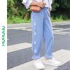 Mumuwu Girls' Tencel Denim Ankle Pants