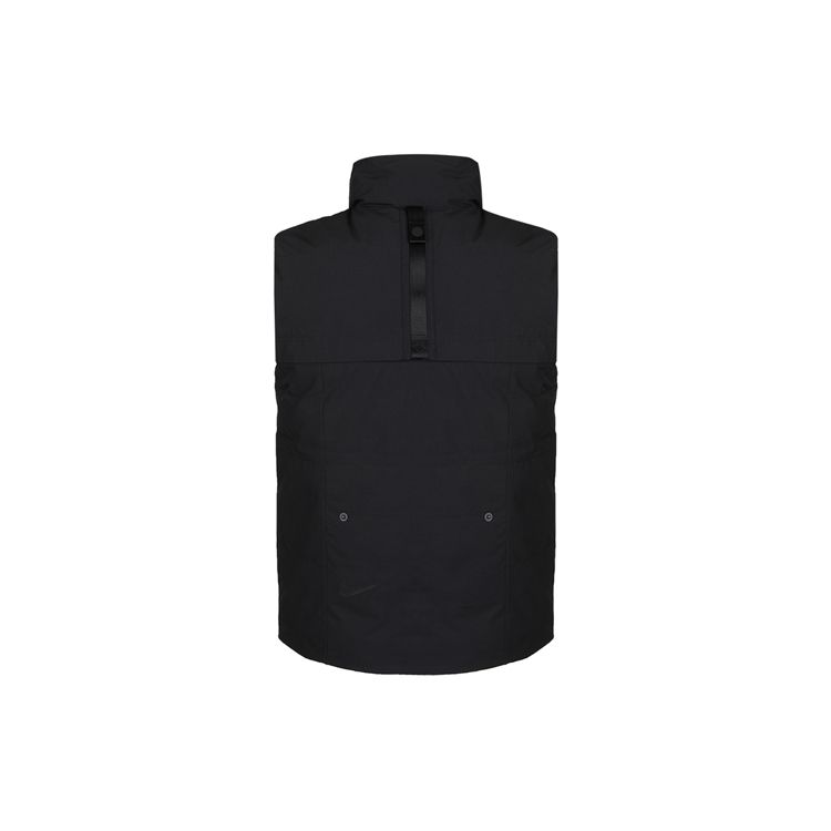 Nike Sportswear Tech Pack Synthetic-Fill Detachable Pocket Short Vest Men Outerwear Black CU3767-010