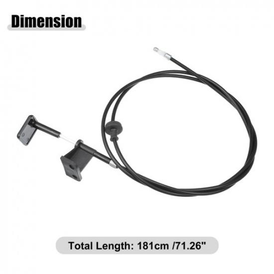 Pack of 1 for Honda CR-V 1997-2001 Front Hood Latch Release Cable