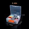 Transparent Rectangular Craft & Storage Box - Small Parts Organizer