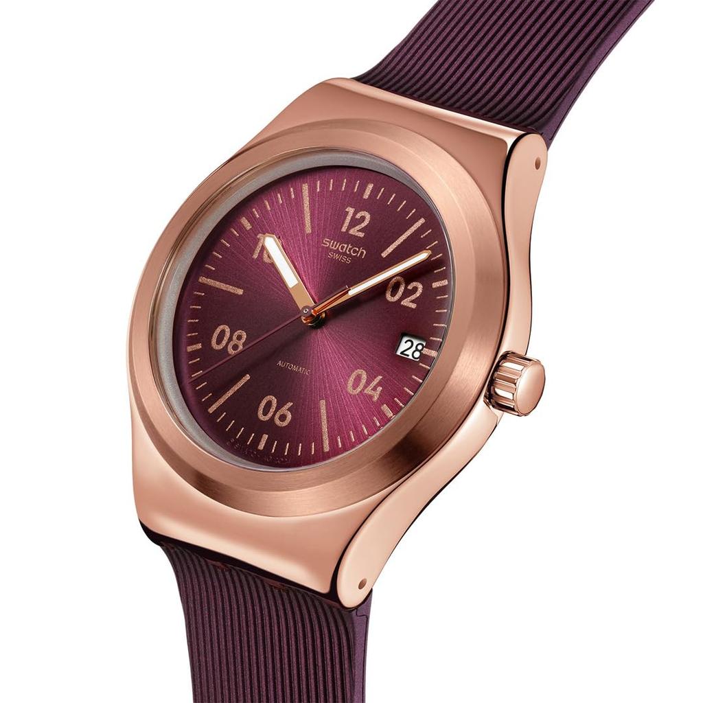 Swatch BURGUNDY STORY YIG401 Purple Wristwatch