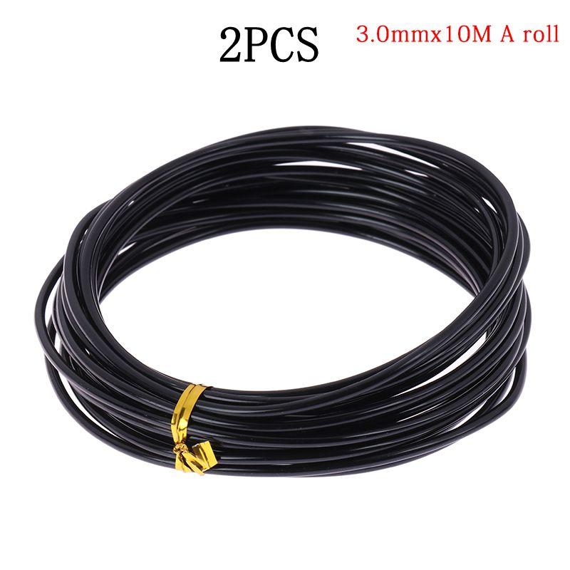 5M/10M Bonsai Wire Plant Support Bend Fixing Anodized Aluminum Bonsai Make Plant Shapes Garden Accessories 1/1.5/2/2.5/3/3.5Mm
