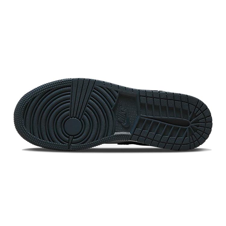 Air Jordan 1 Low Grade School 'Armory Navy' (Unisex) Armory Navy / Black / White Kids' Basketball Shoes 553560 411