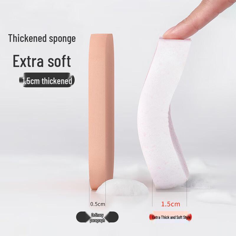 UPLUS Wood Pulp Facial Cleansing Sponges, 3-Pack