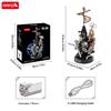 Cross-Border V8 Engine Building Blocks: Electric Mechanical Model for Educational Assembly