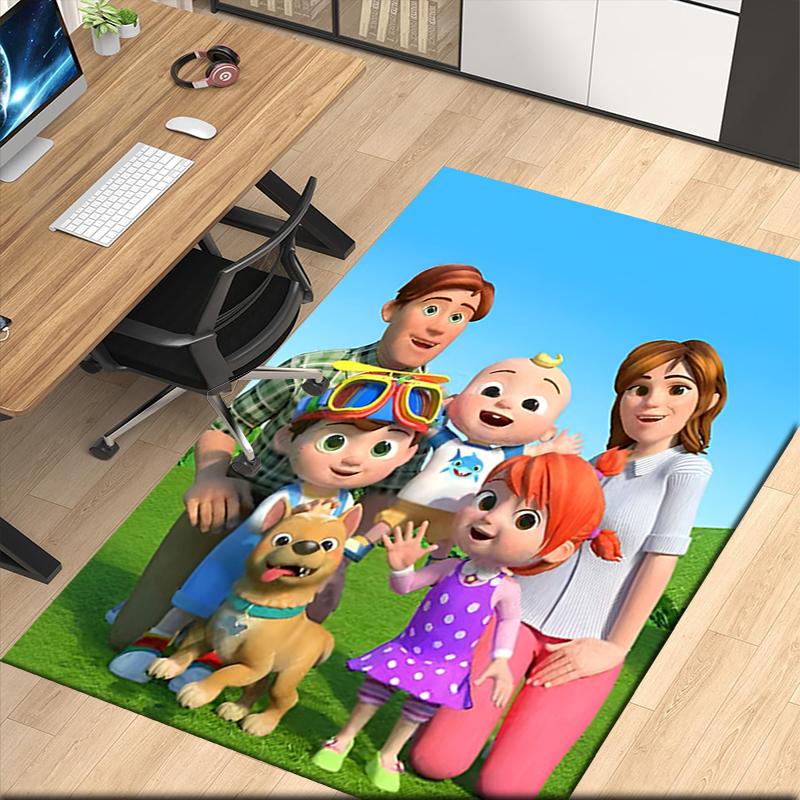 Zig & Sharko Bedruckter Teppich für Bürostuhl Wohnzimmer Schlafzimmer Küchenraum Dekoration Geschenke