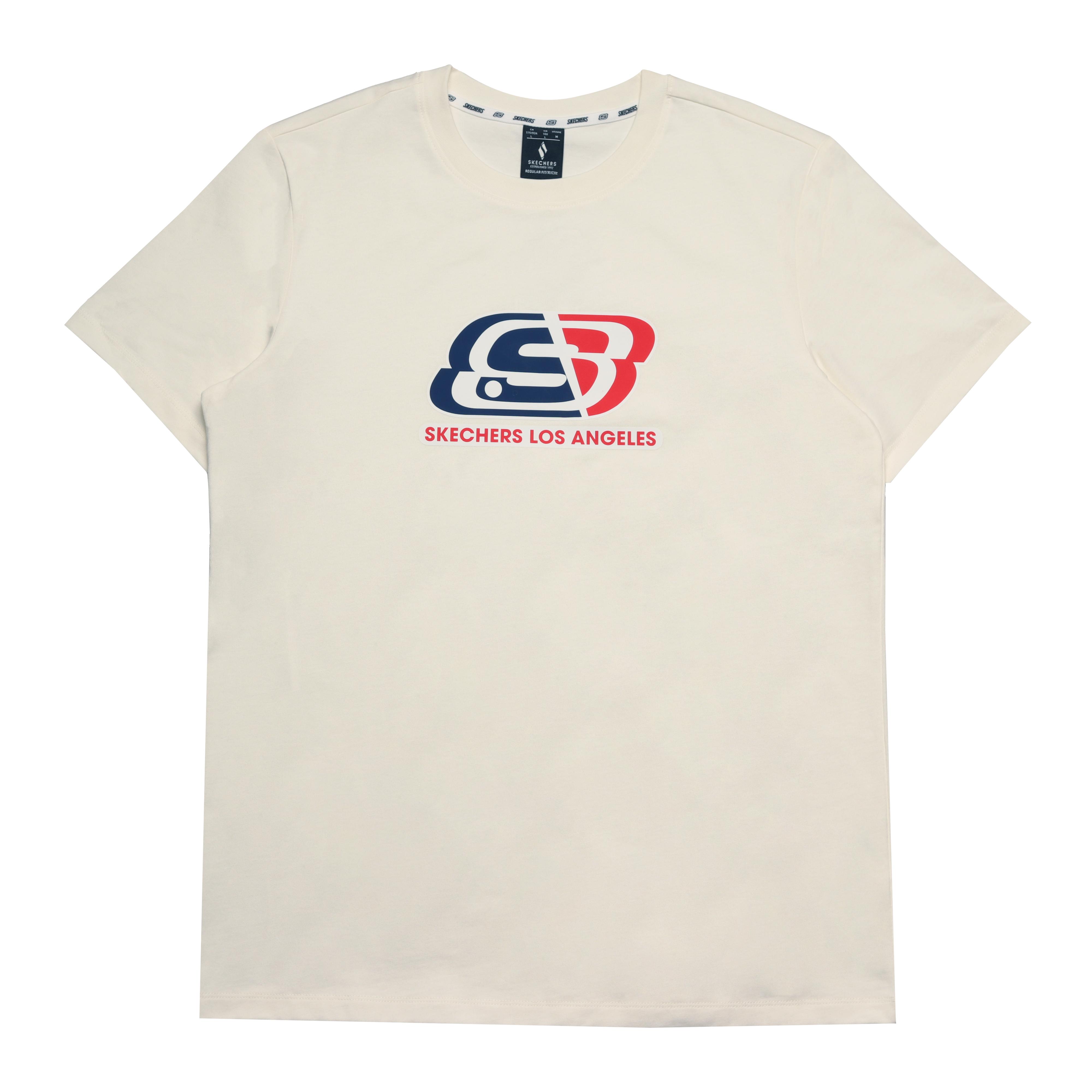 Skechers Classic Logo Fashion Versatile Comfortable Casual Round Neck Short Sleeve T-Shirt Unisex tops RF-L221U191A-0074 L
