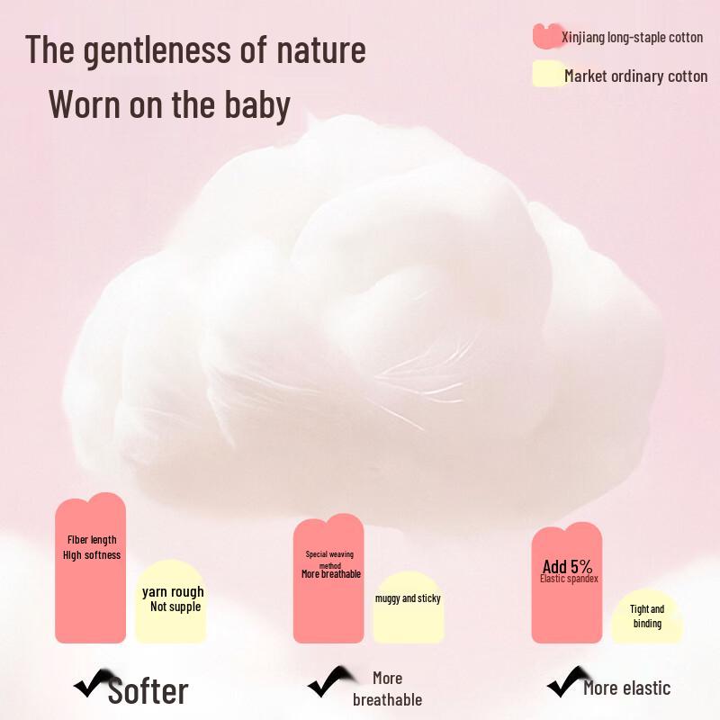 Maoren Girls' Pure Cotton Antibacterial Boxer Briefs