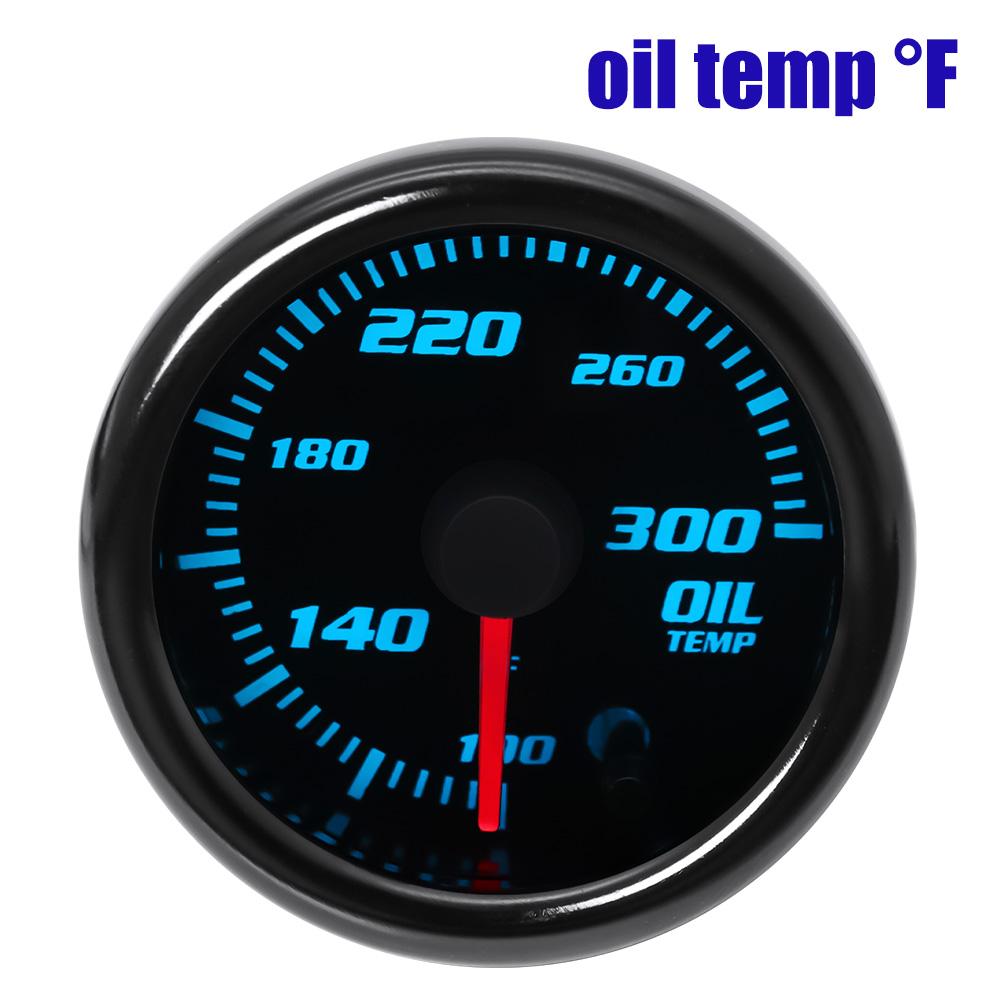 52mm 7 Color in 1 Racing Gauge Turbo Boost Gauge Bar PSI 2 Inch Water Temperature Oil Temp Volt Fuel Press Gauge Tachometer