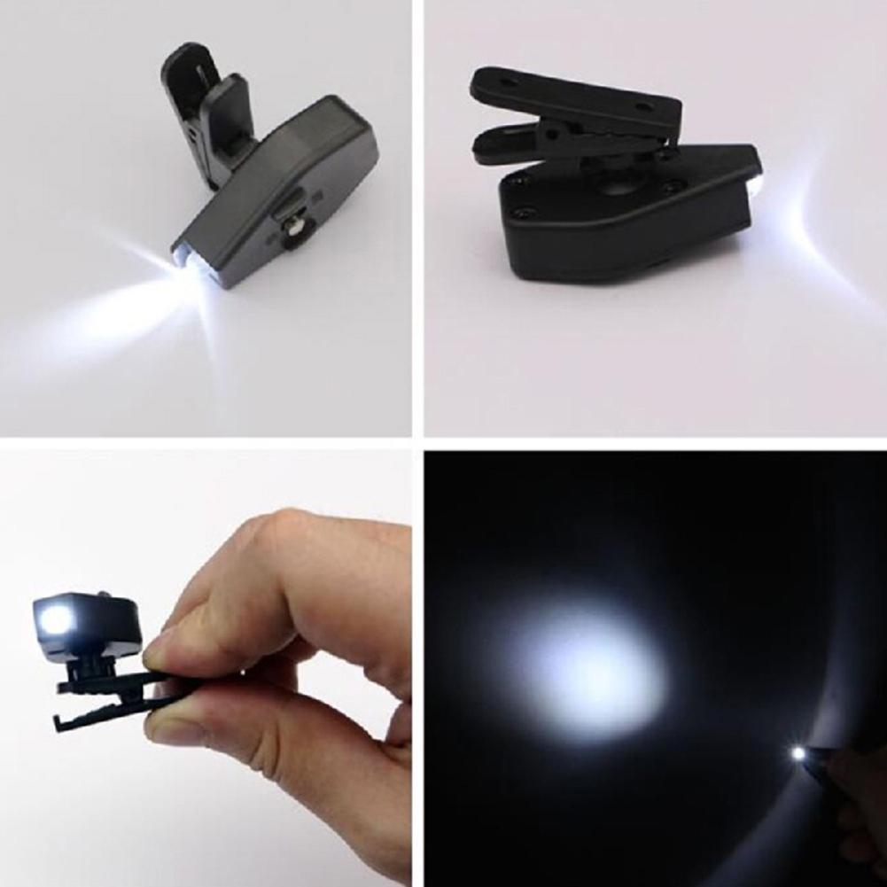 Mini occhiali portatili a LED Lampada a clip Illuminazione da lettura Strumento esterno