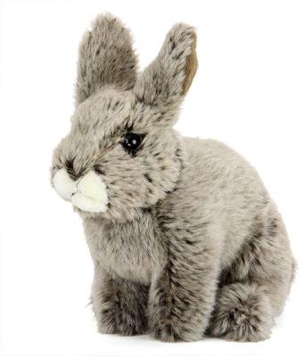Calorata Japanese Hare Plush Toy Animal Realistic Rabbit Animal Baby Toy Doll Gift Present Birthday First Christmas Gift (Realistic Baby/Soft