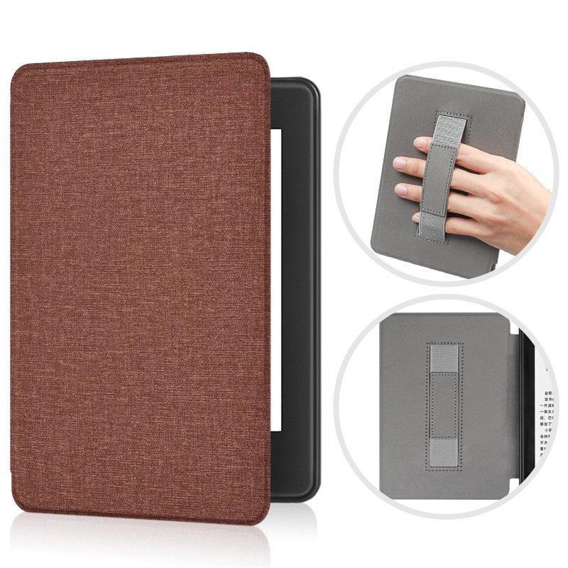 2024 Patterned Leather Handheld Cover for 7-Inch Kindle Paperwhite 12th Gen