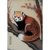 Japanese Art Style Animal Posters Dog Otter Squirrel Crane Prints Canvas Printing Retro Wall Picture for Living Room Home Decor
