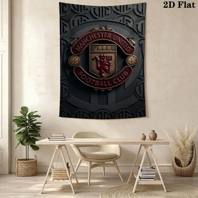 Manchester Crest Emblem Bedding 1 Duvet Cover 2 Pillowcase Without Core Christmas Birthday Gift Soft And Comfortable Bedding Set