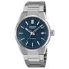 CASIO EDIFICE automatic three-hand 100-meter waterproof automatic/manual mechanical movement Steel Strap men's watch blue dial EFK-110D-2A