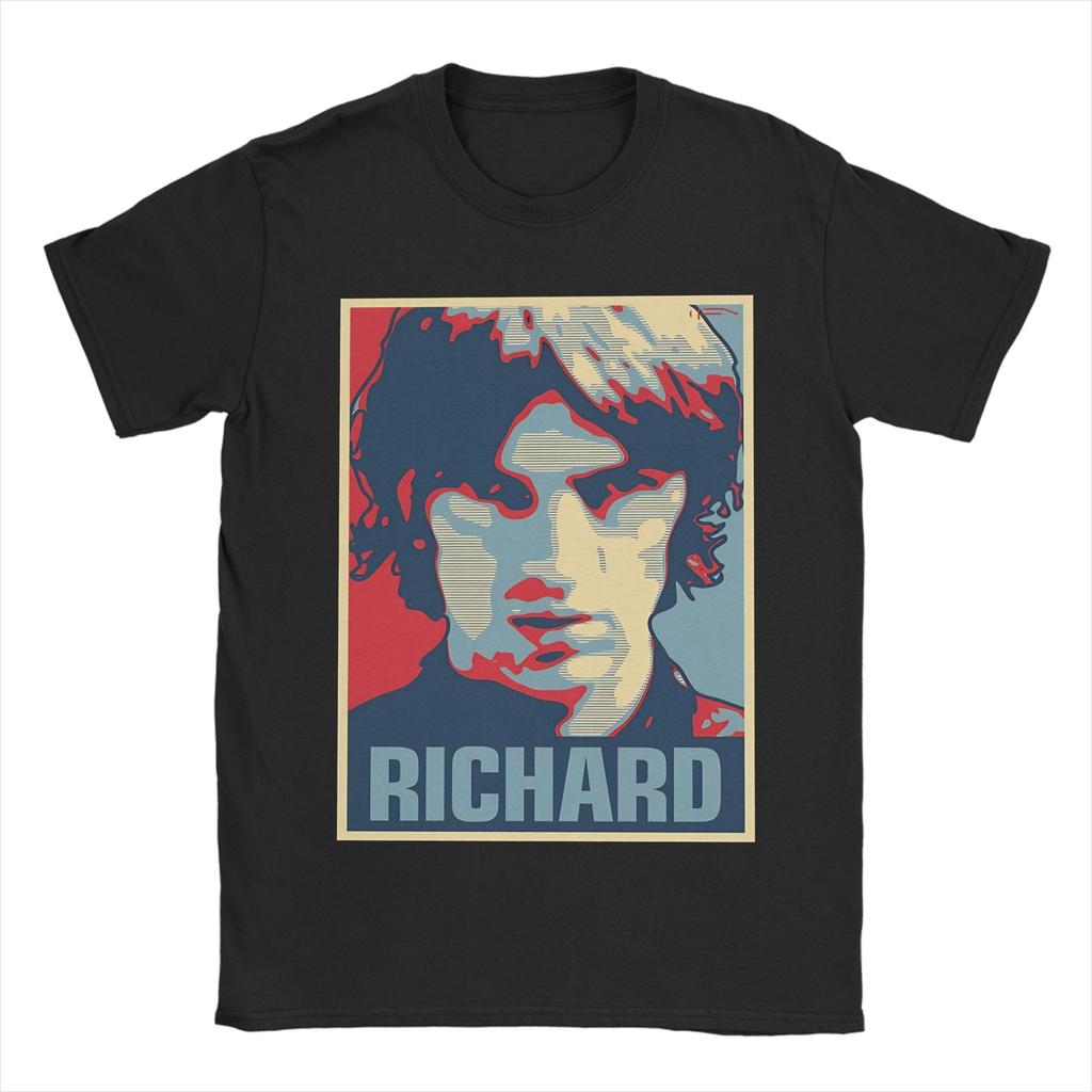 Richard Ashcroft Men's T Shirts Creative Tees Short Sleeve O Neck T-Shirt 100% Cotton Printing Clothes