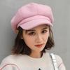 Unisex Hot Sale Fashion Hat Women Solid Plain Octagonal Newsboy Gatsby Cap Unisex Casual Wool Hat Winter Beret Women Painter Cap