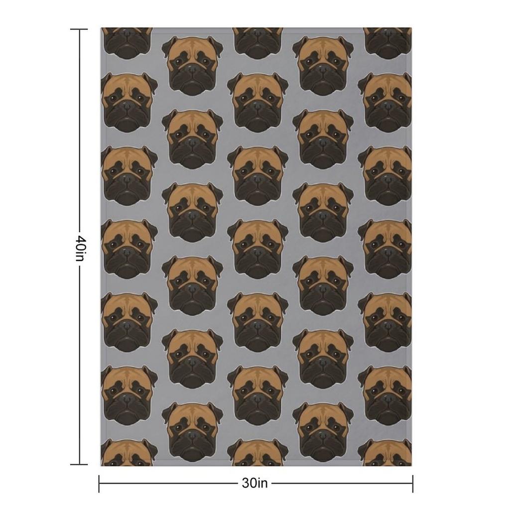 Bull Mastiff Dog Throw Blanket Cute Bed Bed Plaid Baby Blankets