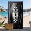 Asciugamano da Spiaggia Stampato Juventus FC Asciugamano Morbido ad Asciugatura Rapida Coperta da Spiaggia Rettangolare Grande Portatile per Viaggi Piscina