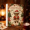 Highland Cow Christmas Advent Calendar 2025 24 Day Countdown Box Acrylic Hanging Decor