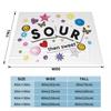 Olivia Sour Stickers Blankets Soft Warm Flannel Throw Blanket Cover for Bed Living room Picnic Travel Home Couch