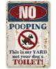 Please Pay Attention To The Metal Plate Sign No Dog Poop Sign Outdoor Sign Please Clear Dog Poop Warning Sign 8x12lnch
