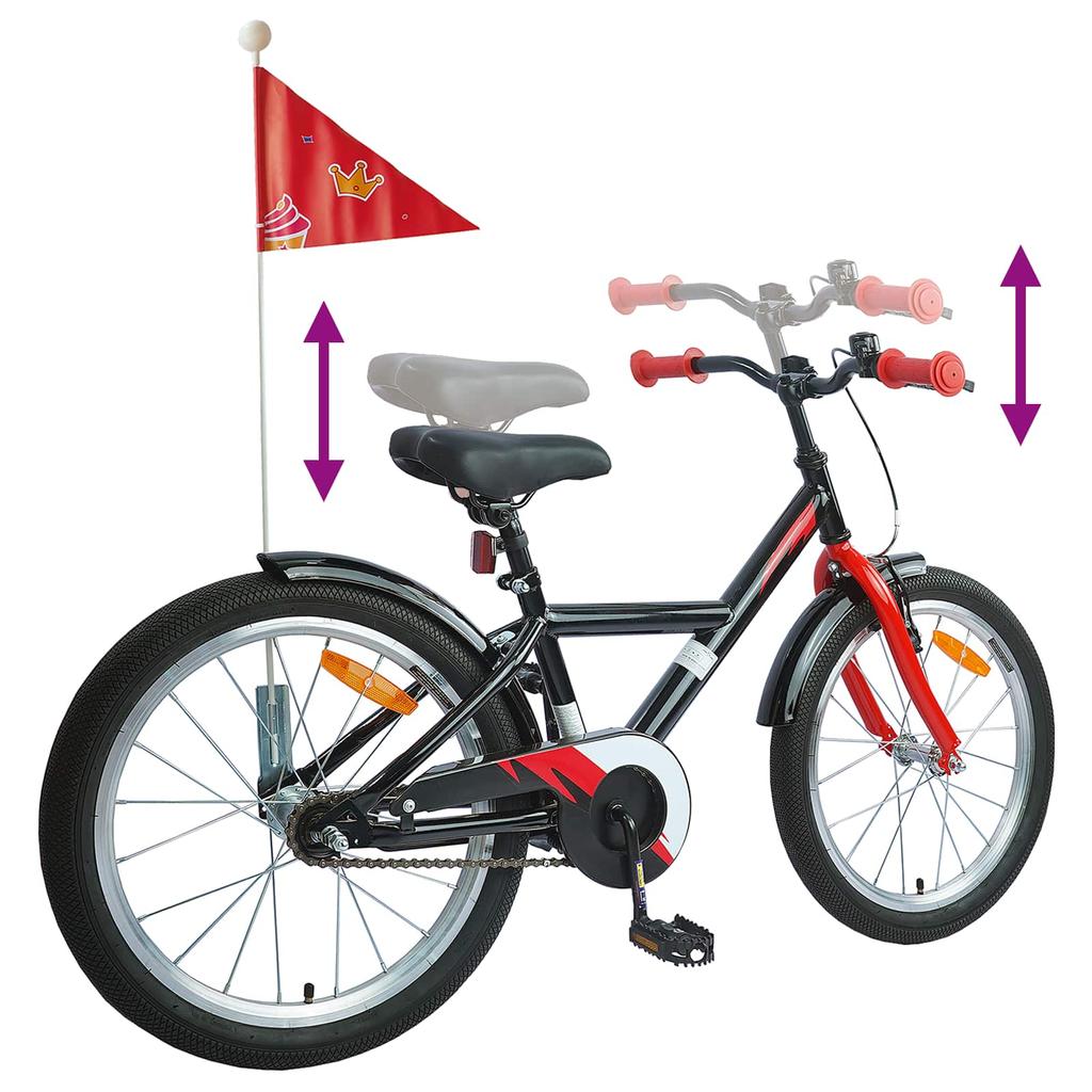 Kids  Bike 20 Inches for Ages 6 11 Black