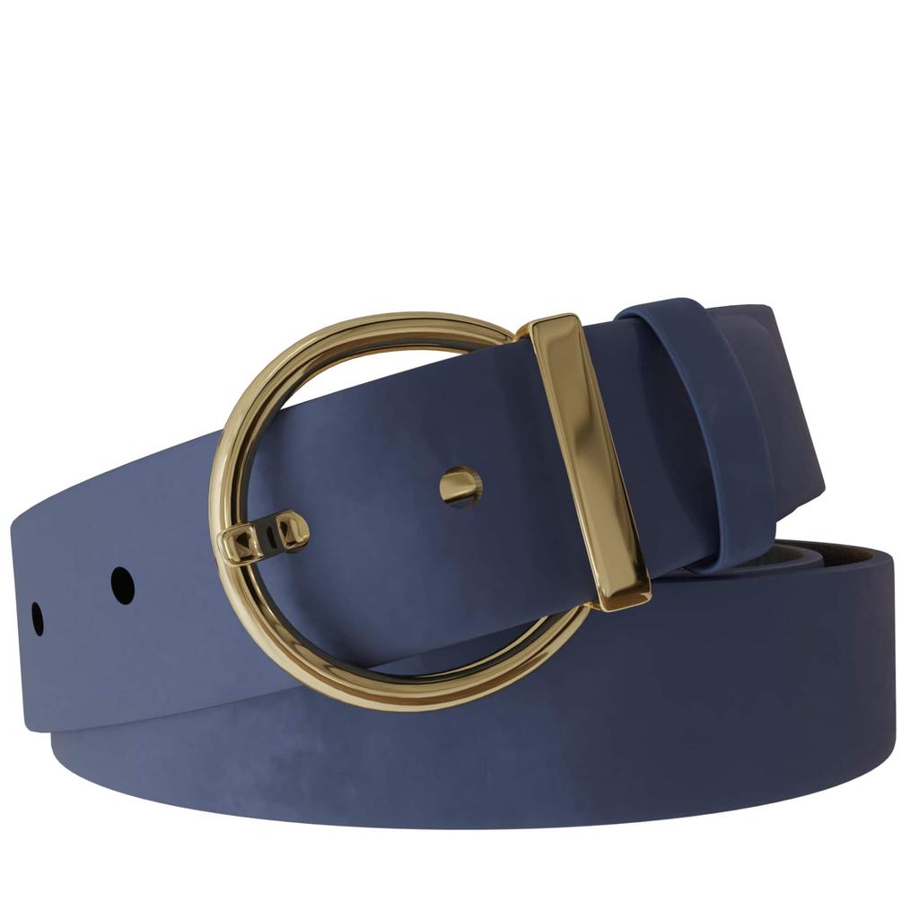 Dámský velurový pásek kůže Maden Polsko 30643