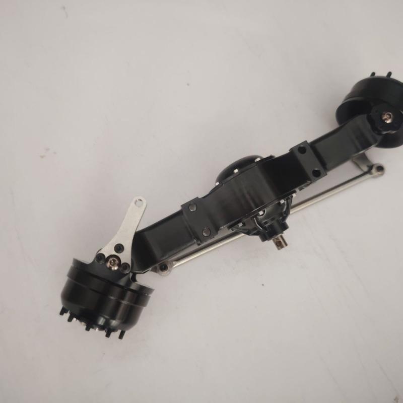 Full Metal 8X8 Axle Front Rear Through Axles for 1/14 Tamiya RC Truck SCANIA 770S VOLVO Mercedes-Benz ACTROS 3363 MAN Car Parts