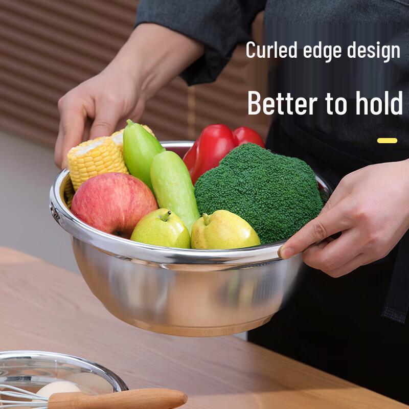 Chahua 28cm Stainless Steel Mixing Bowl