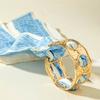Polka Dot Silk Scarf Cuff Bangles Ribbon-Wrapped Ethnic Style Wristband  Gifts