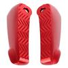 Pair Rear Foot Pegs Pedal Pad Motorcycle Folding Footrest Fit for Vespa GT GTS GTVRed