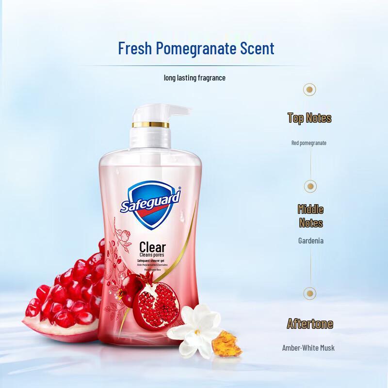 Safeguard Revitalizing Pomegranate Shower Gel