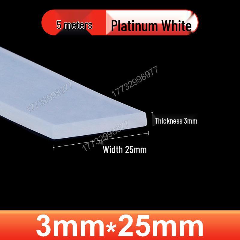 High-Temperature Resistant Transparent Silicone Rubber Sealing Strip