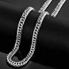 9MM Gold Plated Chunky Miami Cuban Link Chain Necklaces Hip Hop Thick Silver Color Stainless Steel Heavy Chains For Men Jewelry