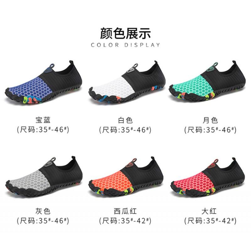 Unisex Quick-Dry Water Shoes River Trekking Swimming Outdoor Activities - Lightweight Mesh Upper Rubber Sole