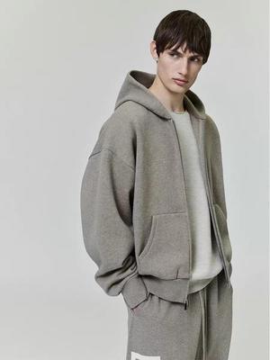 2025 Herbst/Winter Unisex High-End FOG Gebürstet Laser Silikondruck Pullover Hoodie Strickjacke