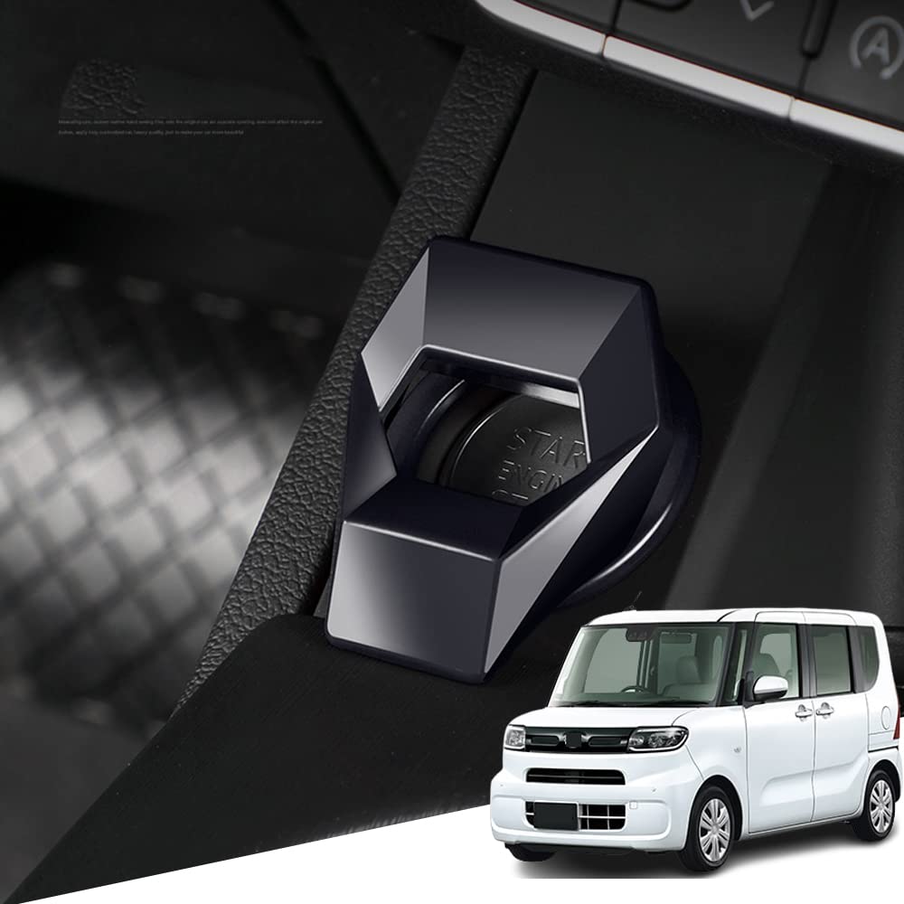 

Kakash Алюминиевый сплав Запуск двигателя Старт Интерьер Кастом Легкий дизайн Совместим с Daihatsu Tanto Move LA150 Mira Mira Tocot Rocky Thor Move Conte чёрный