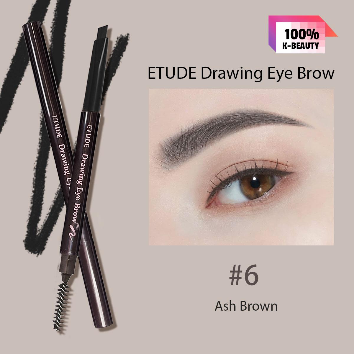 ETUDE Drawing Eye Brow 0.25g/0.01oz (6 Farboptionen) 06 Ash Brown gray